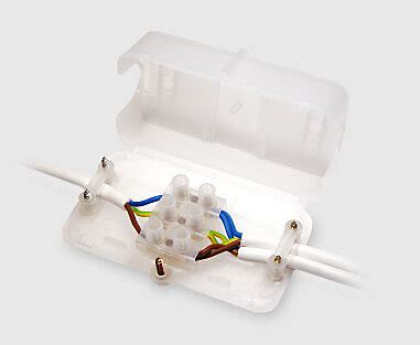 chocolate box electrical connectors|screwfix connection box.